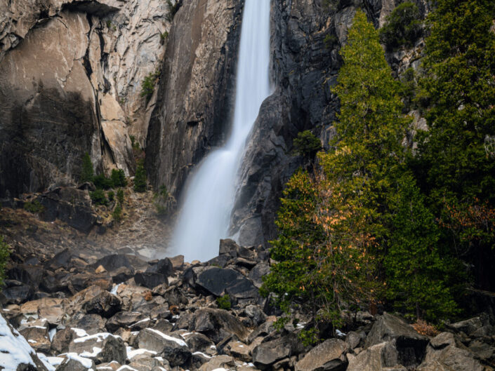 Lower Yosemite Falls: Nature's Cascade.